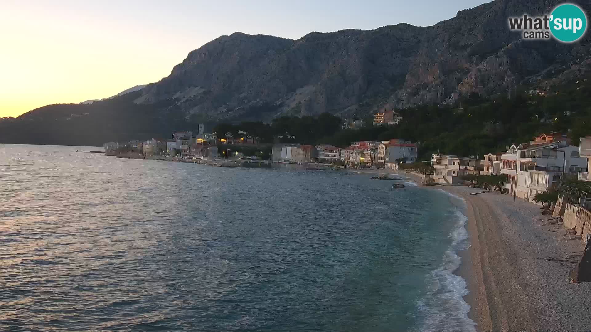 Webcam Drašnice (Podgora)  – Strand
