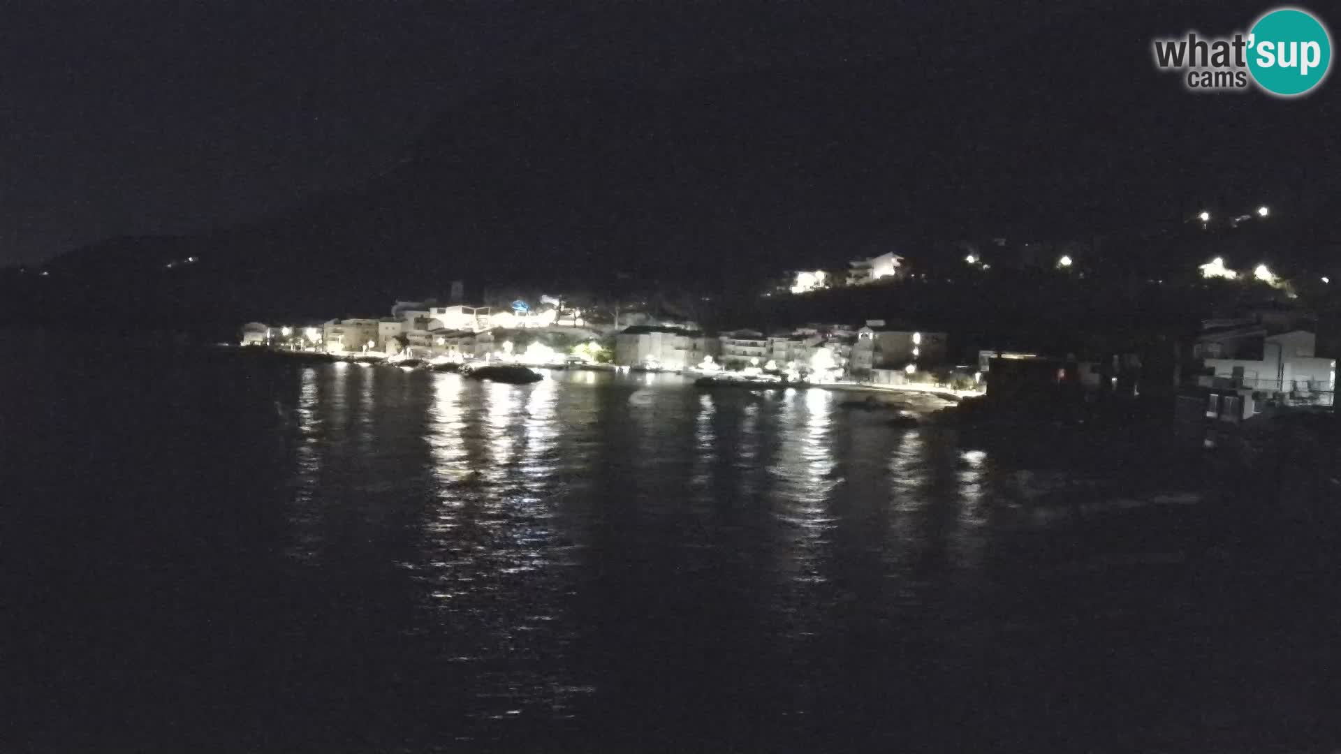 Webcam Drašnice (Podgora)  – Spiaggia