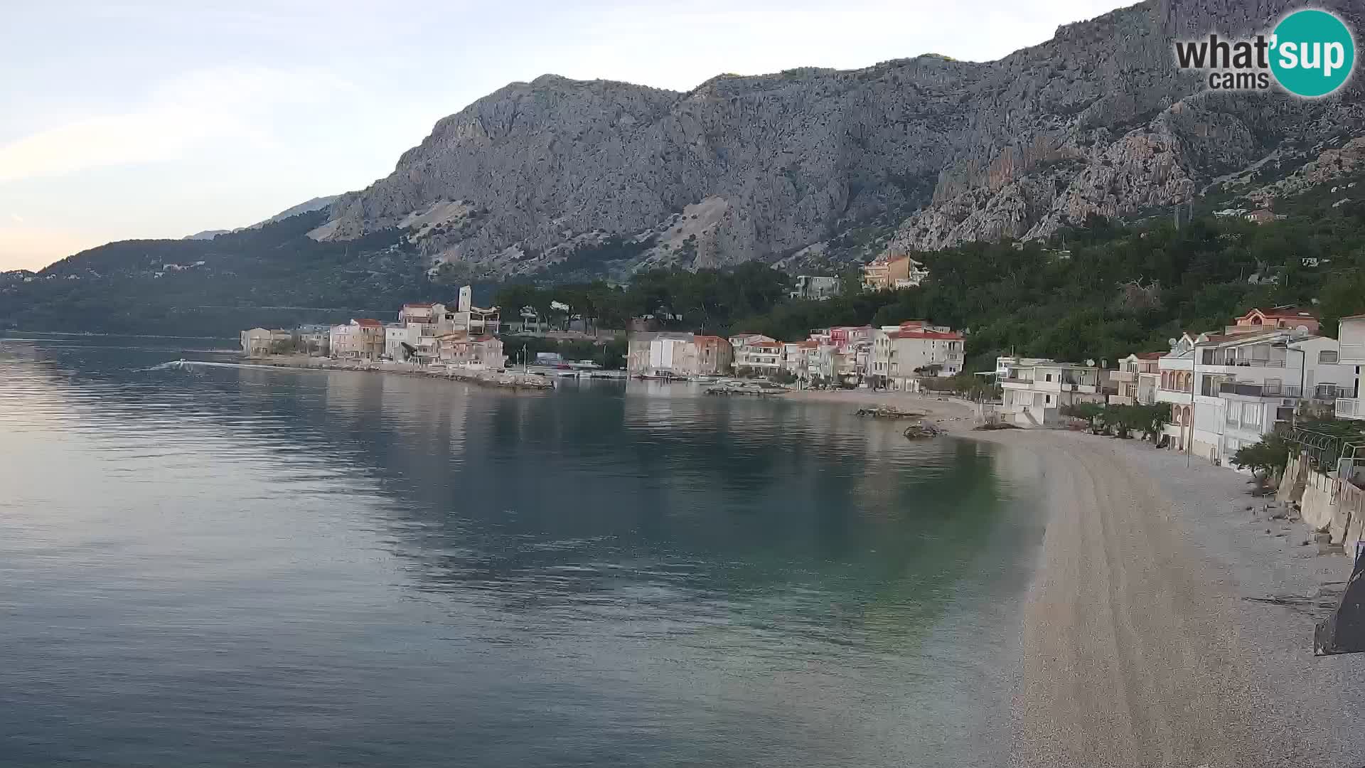 Webcam Drašnice (Podgora)  – Spiaggia
