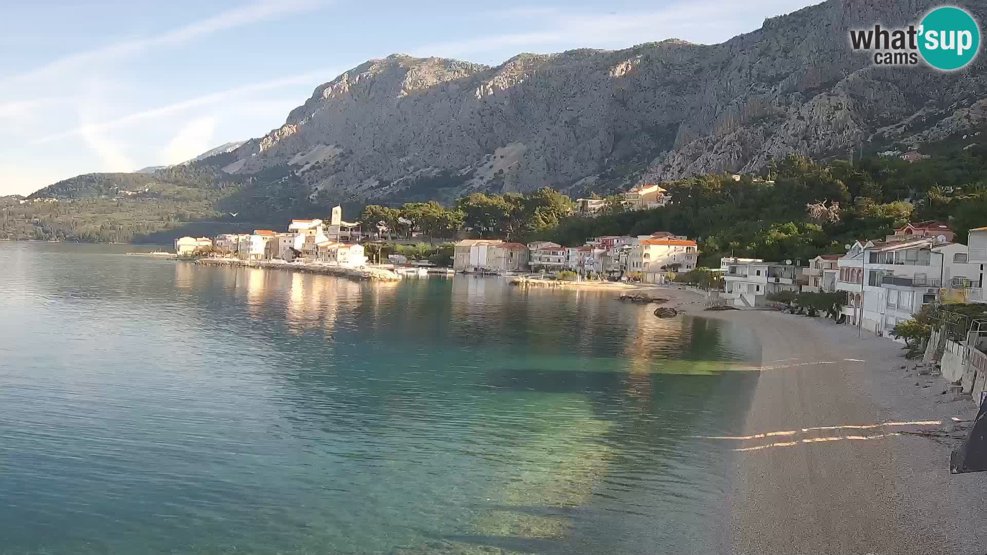 Webcam Drašnice (Podgora)  – Beach – Ober apartments