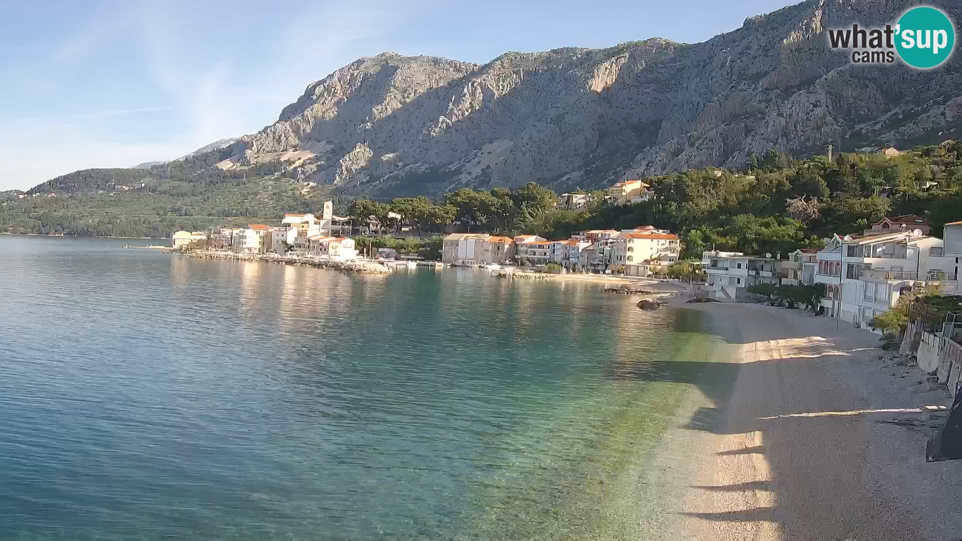 Webcam Drašnice (Podgora)  – Strand