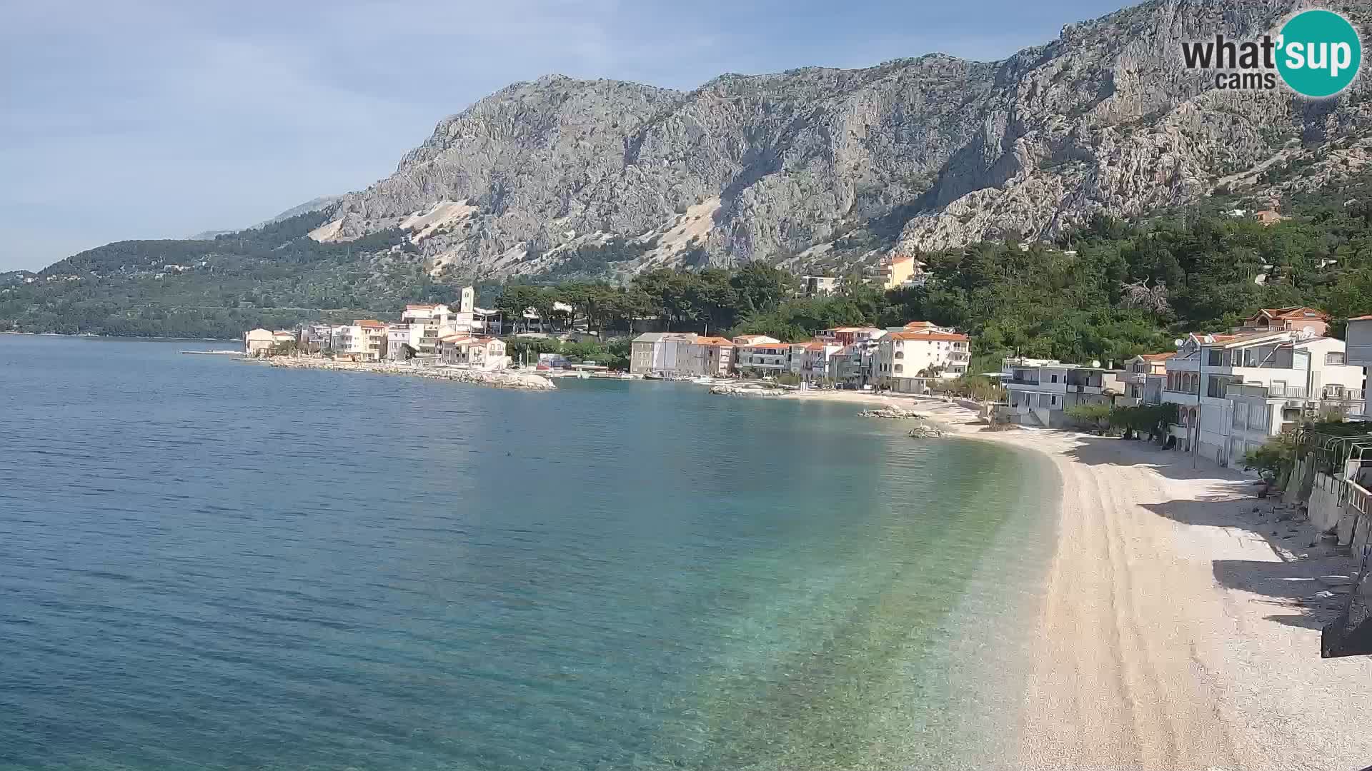 Webcam Drašnice (Podgora)  – Strand