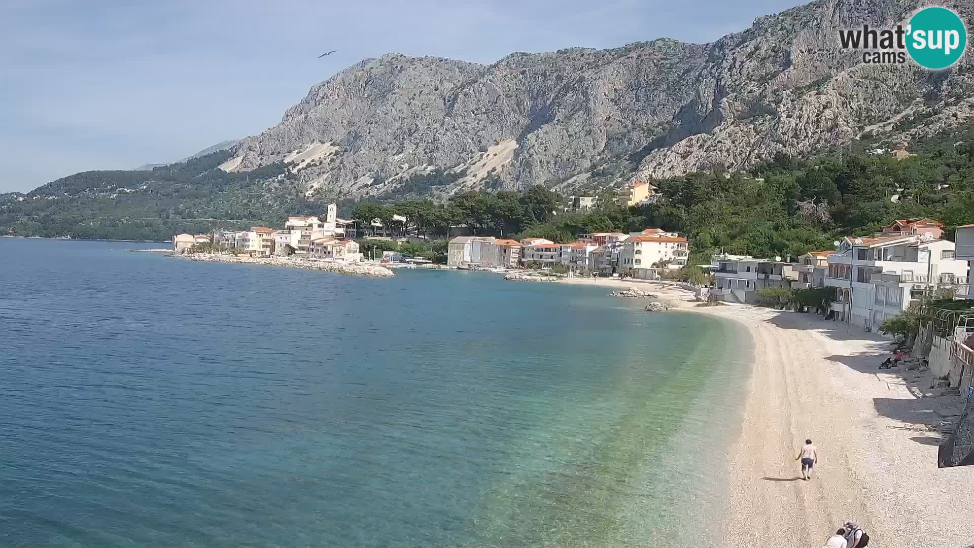 Webcam Drašnice (Podgora)  – Plage