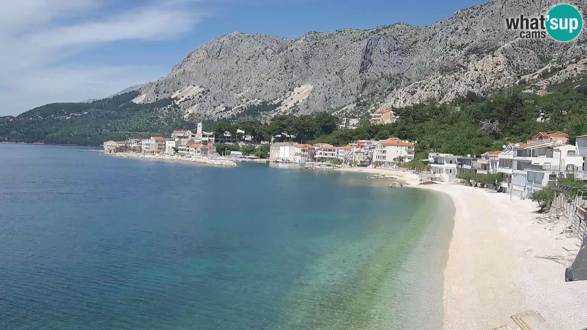 Webcam Drašnice (Podgora)  – Playa
