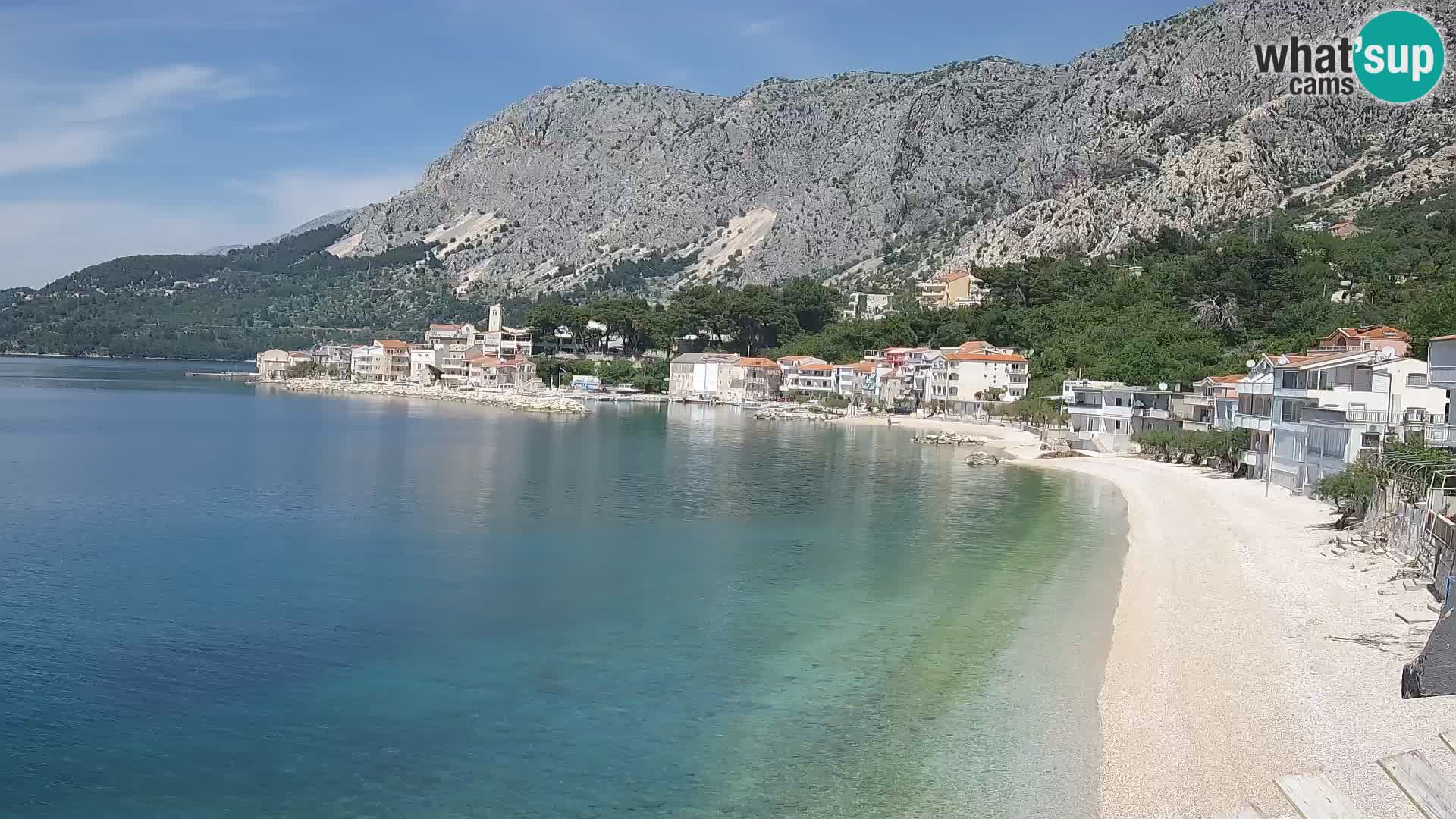 Webcam Drašnice (Podgora)  – Playa