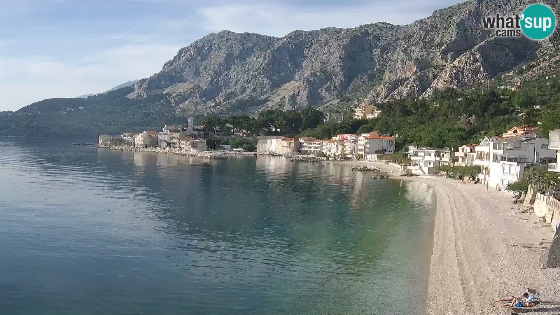 Webcam Drašnice (Podgora)  – Beach – Ober apartments