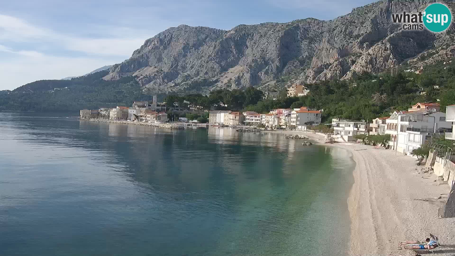 Webcam Drašnice (Podgora)  – Plage