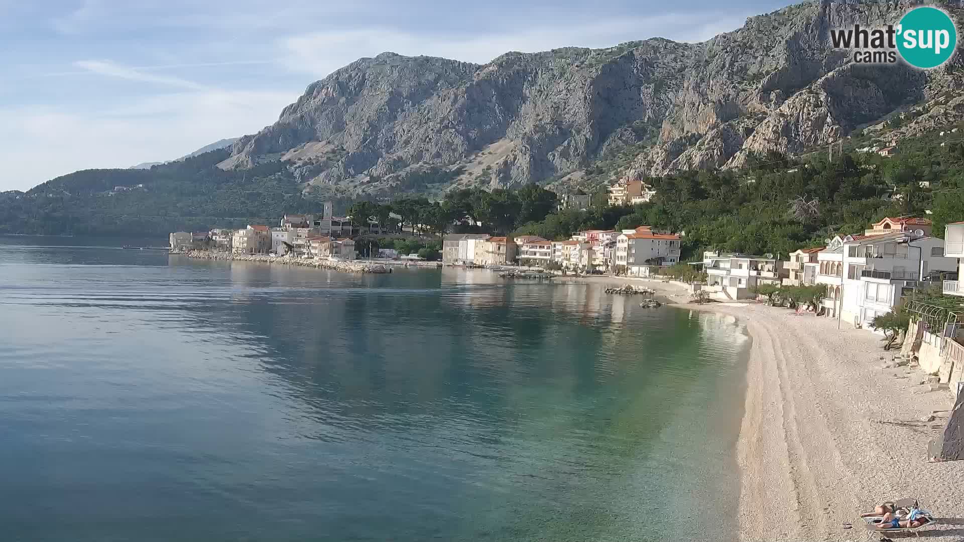 Webcam Drašnice (Podgora)  – Playa