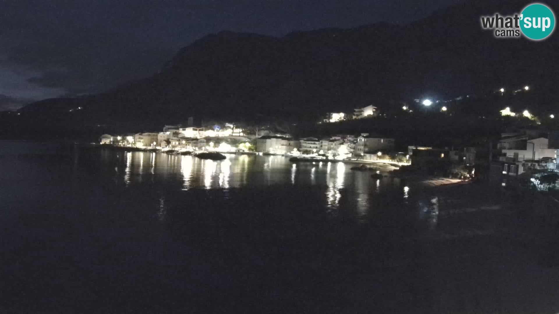 Webcam Drašnice (Podgora)  – Spiaggia