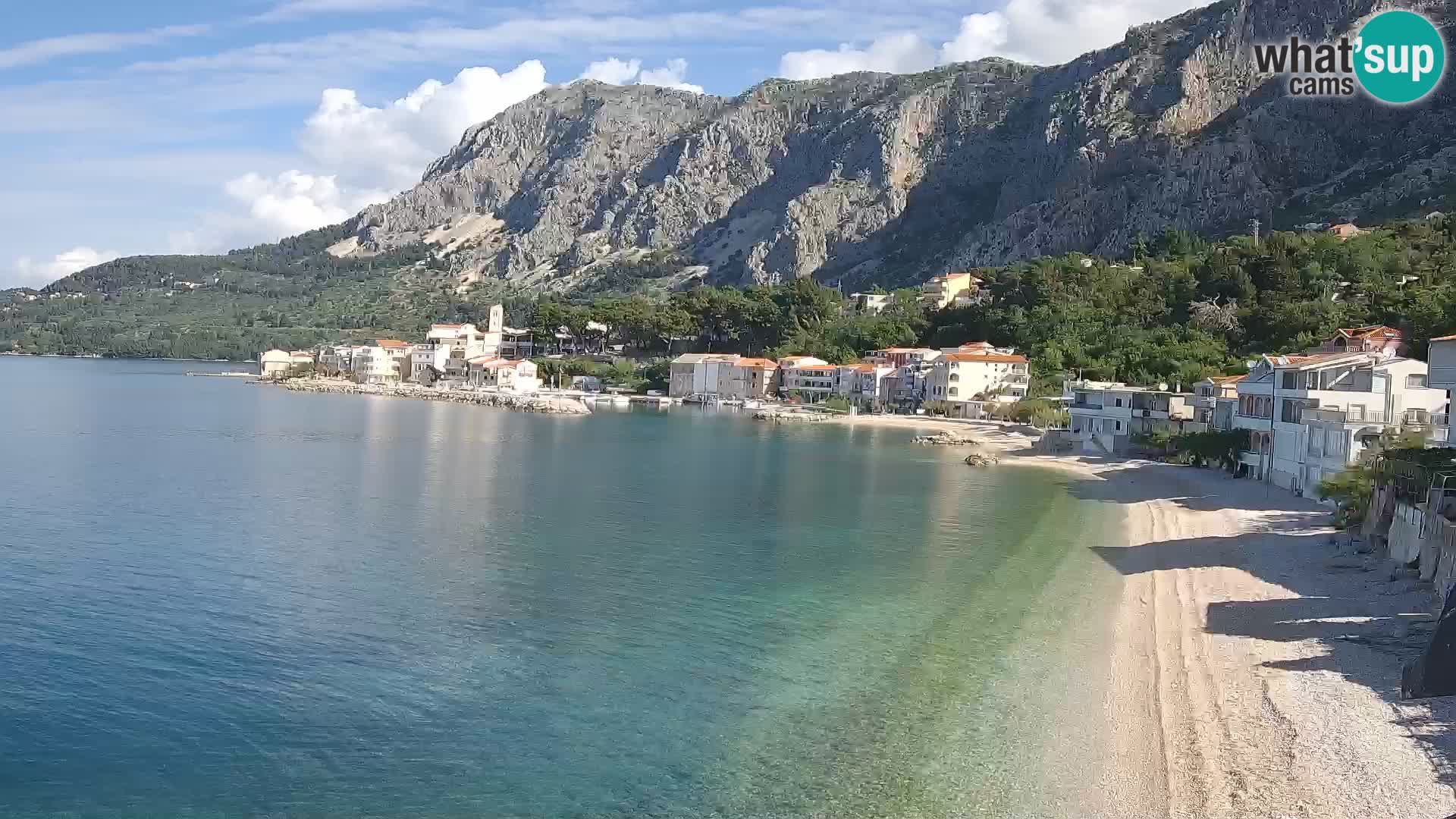 Webcam Drašnice (Podgora)  – Strand