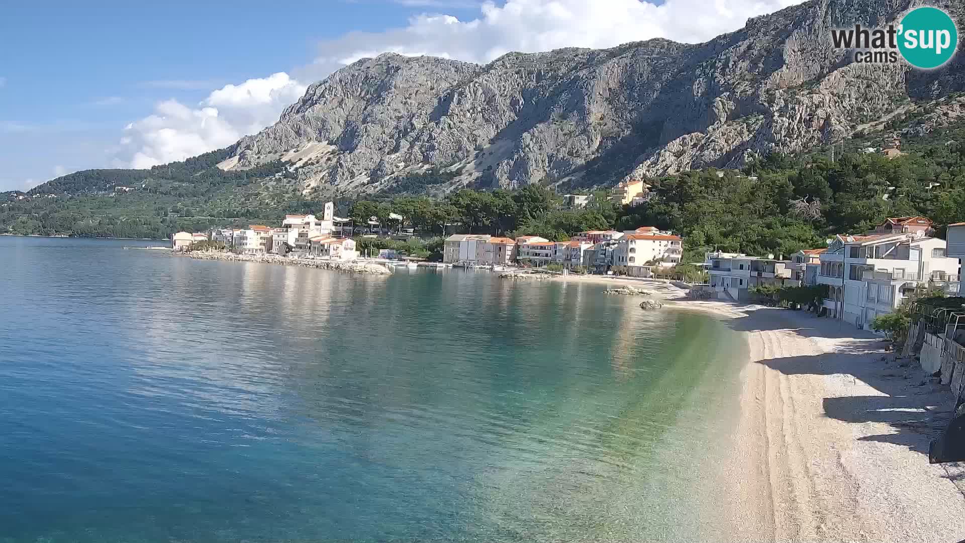 Webcam Drašnice (Podgora)  – Playa