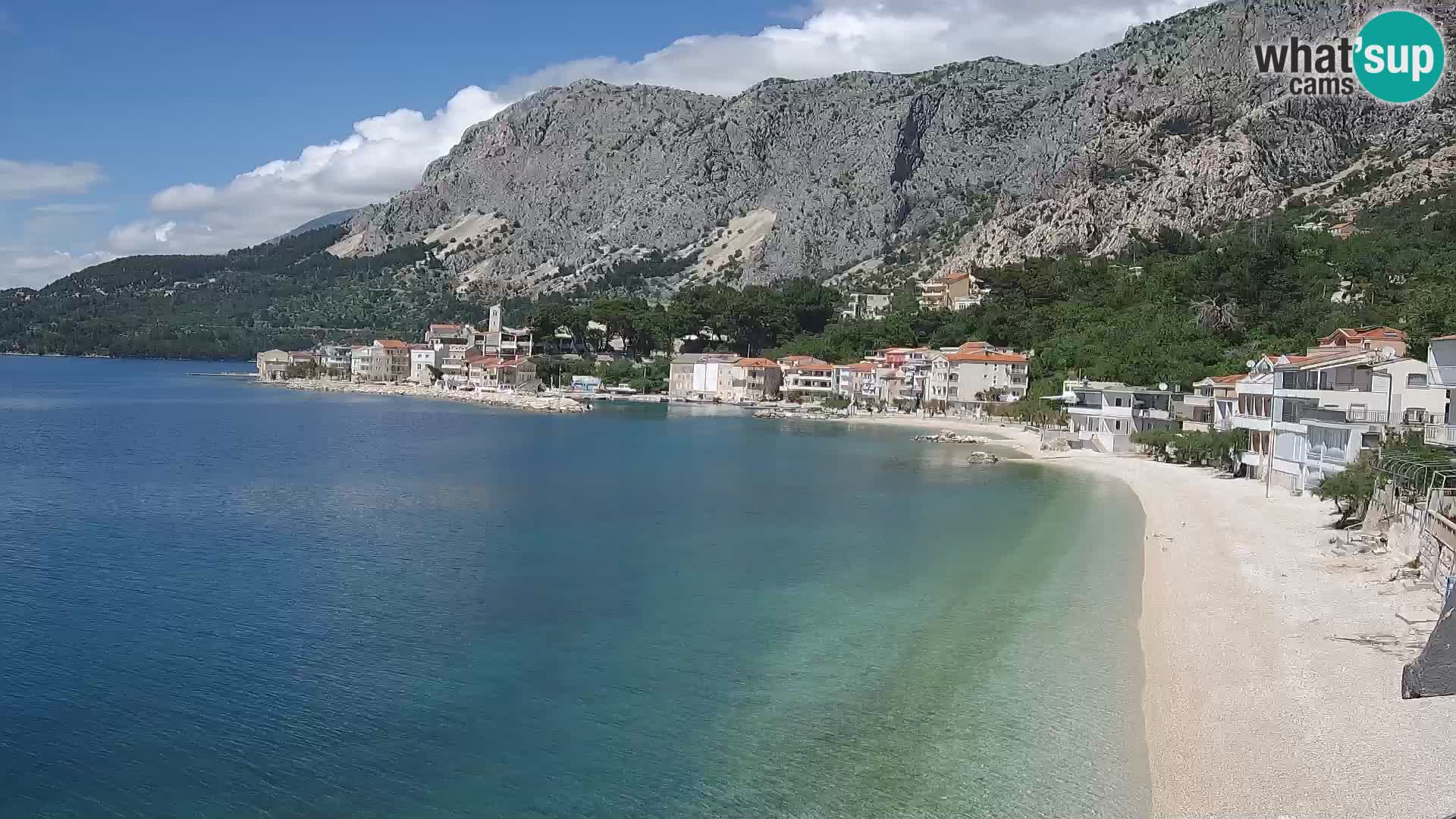 Webcam Drašnice (Podgora)  – Playa