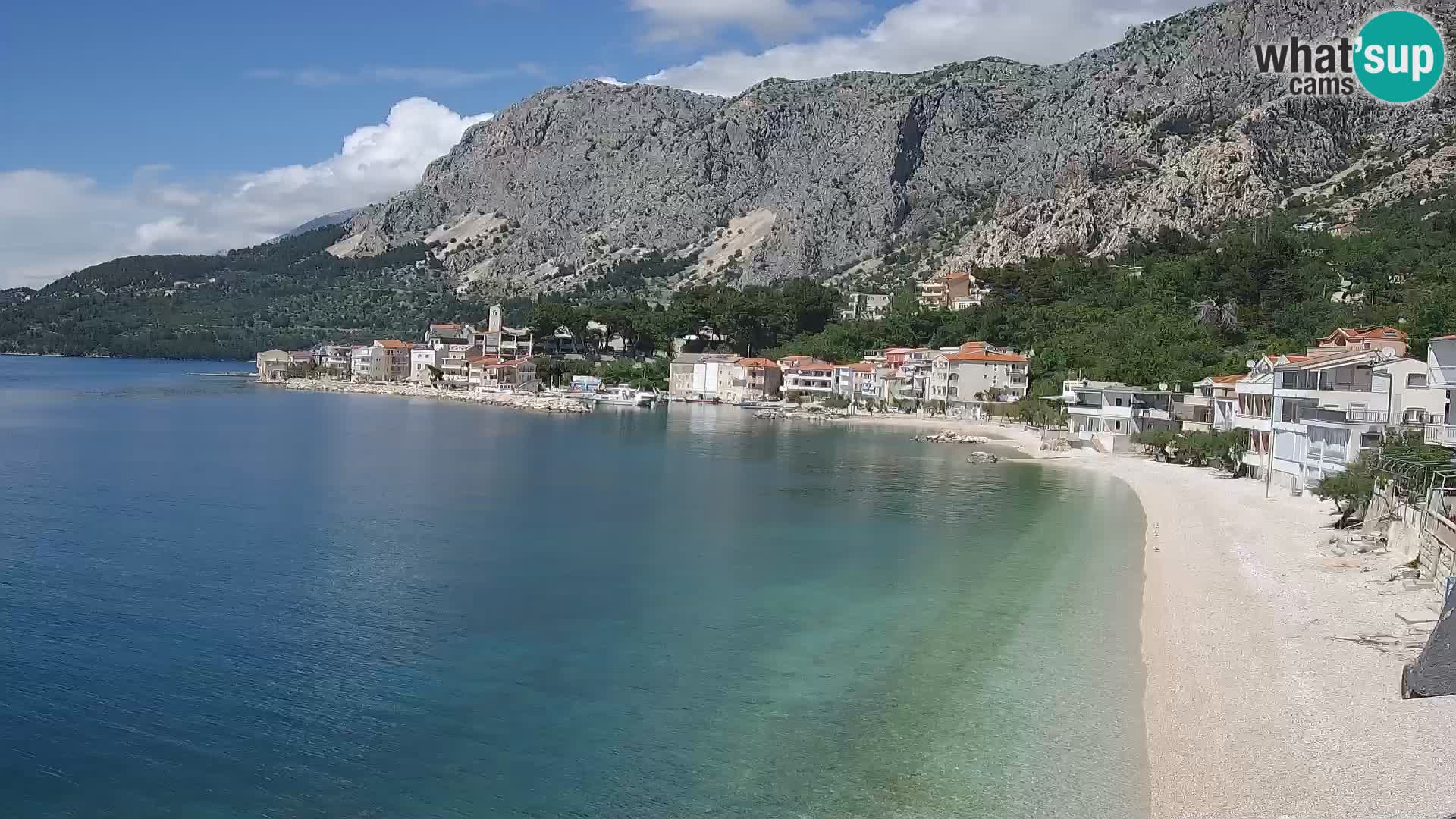 Webcam Drašnice (Podgora)  – Playa