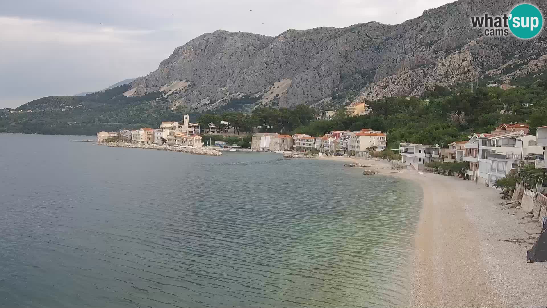 Webcam Drašnice (Podgora)  – Plage