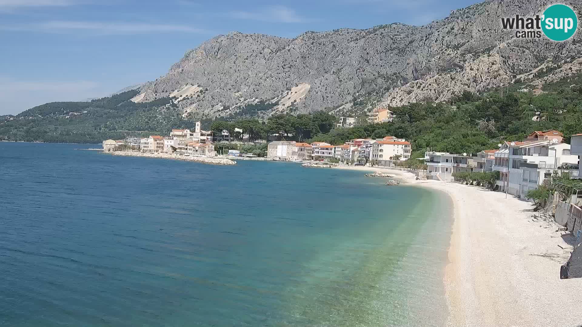 Webcam Drašnice (Podgora)  – Plage