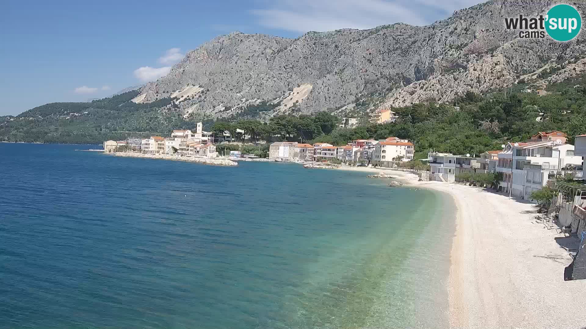 Webcam Drašnice (Podgora)  – Beach – Ober apartments