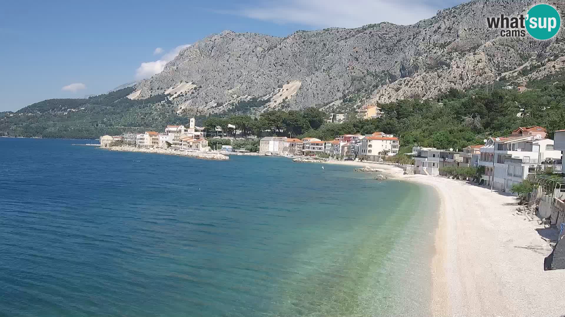 Webcam Drašnice (Podgora)  – Strand