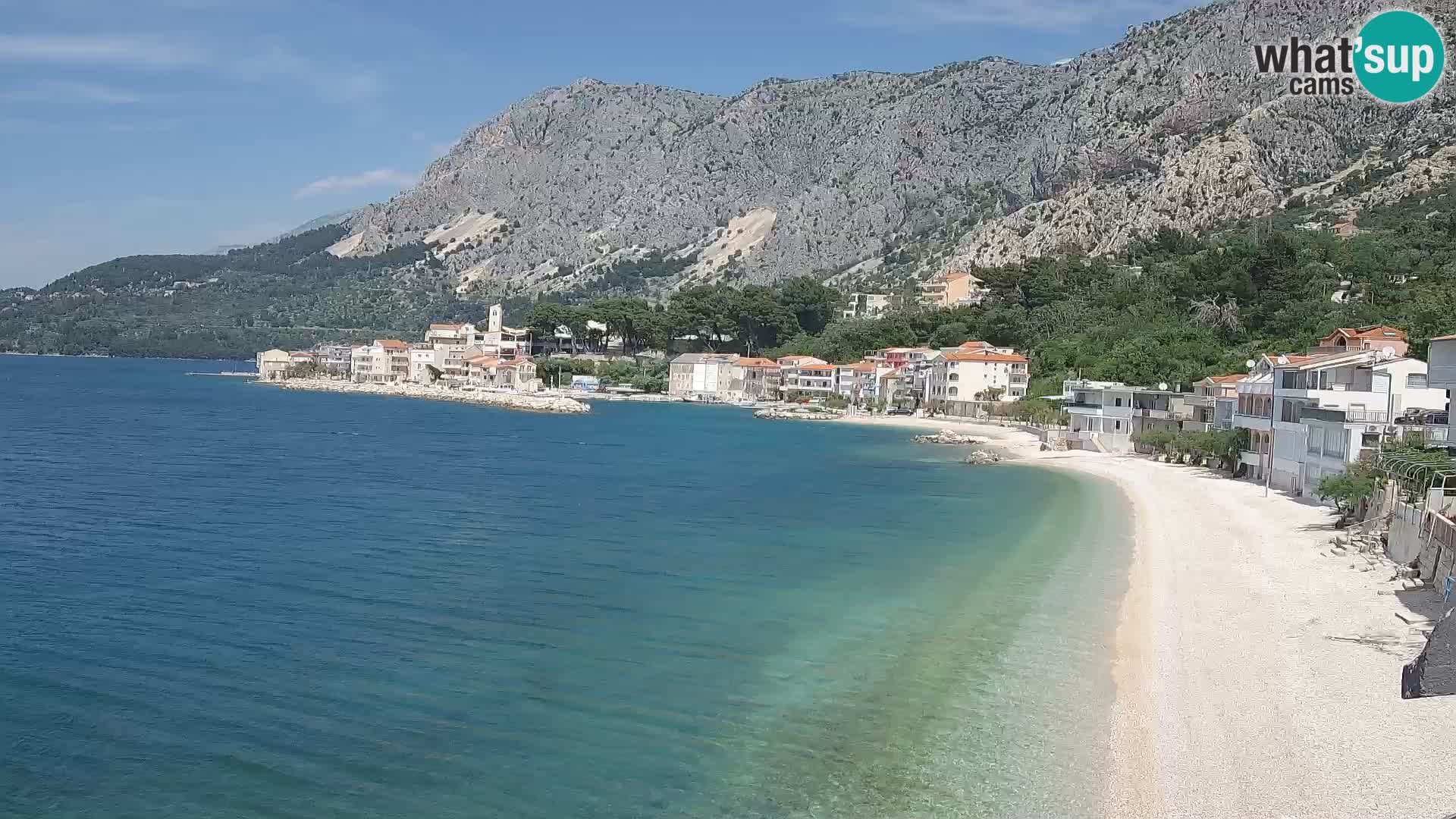 Webcam Drašnice (Podgora)  – Strand