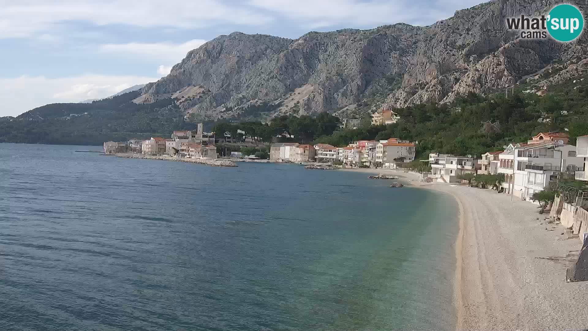 Webcam Drašnice (Podgora)  – Plage