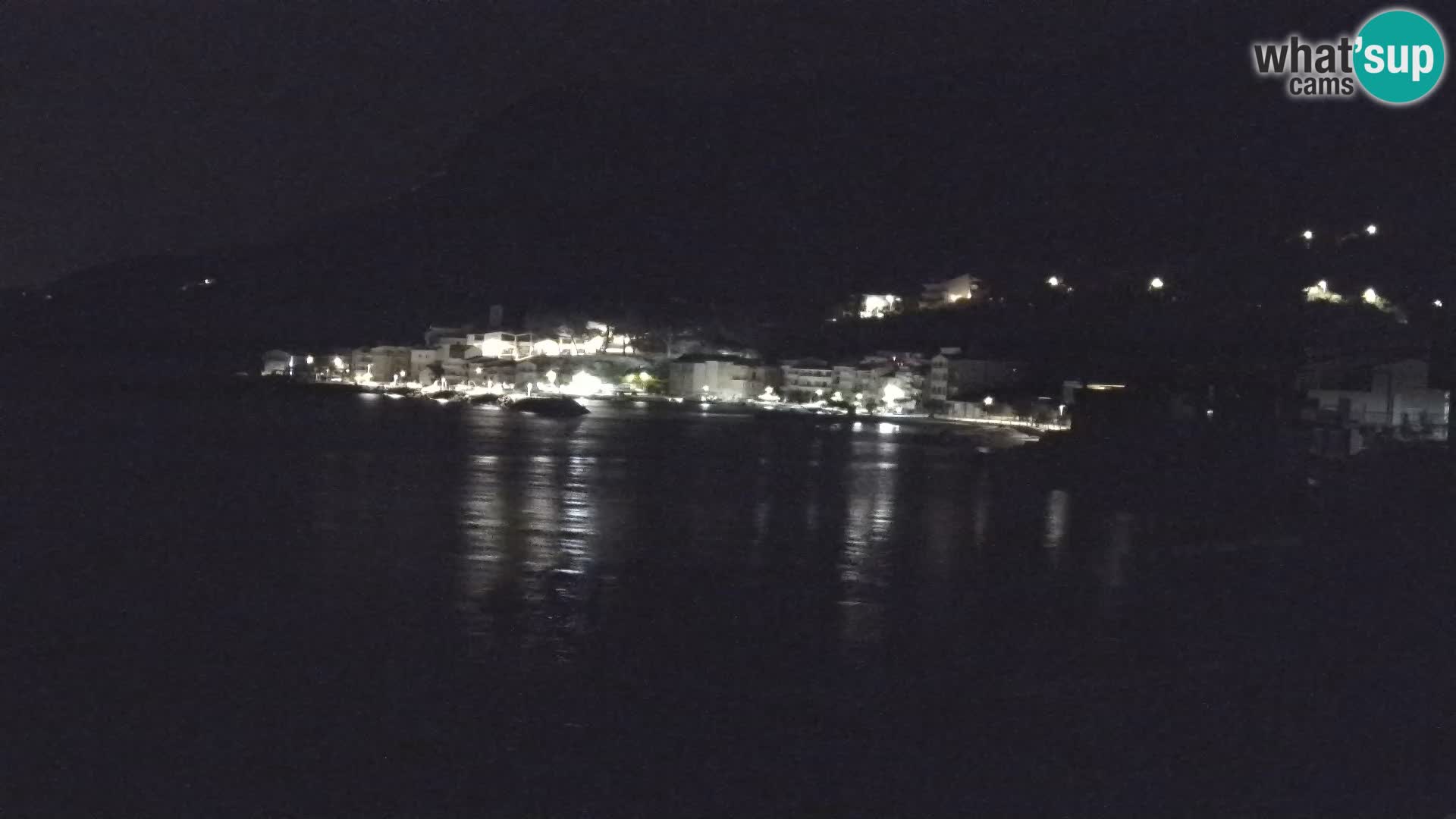 Webcam Drašnice (Podgora)  – Spiaggia