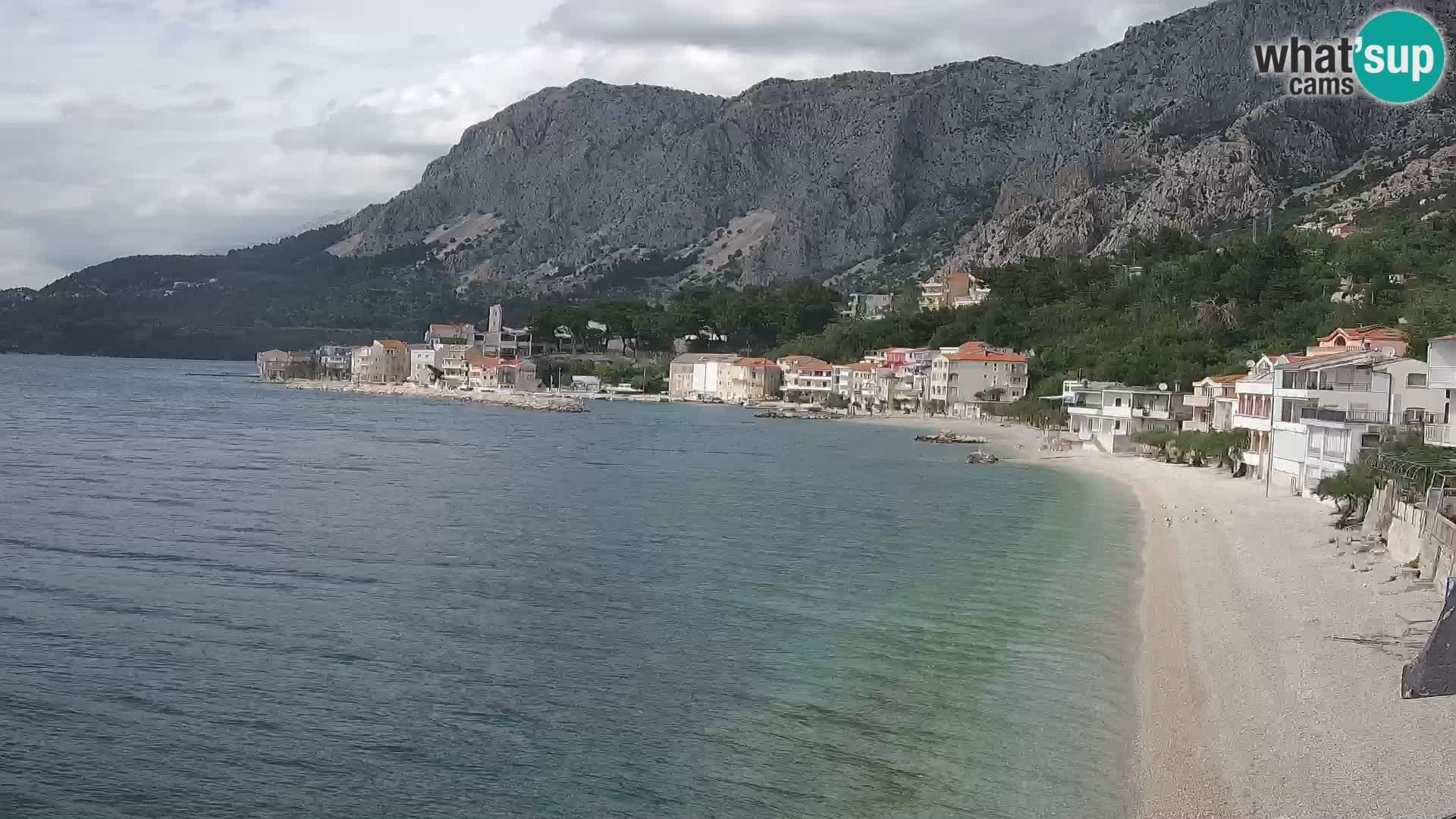 Webcam Drašnice (Podgora)  – Playa