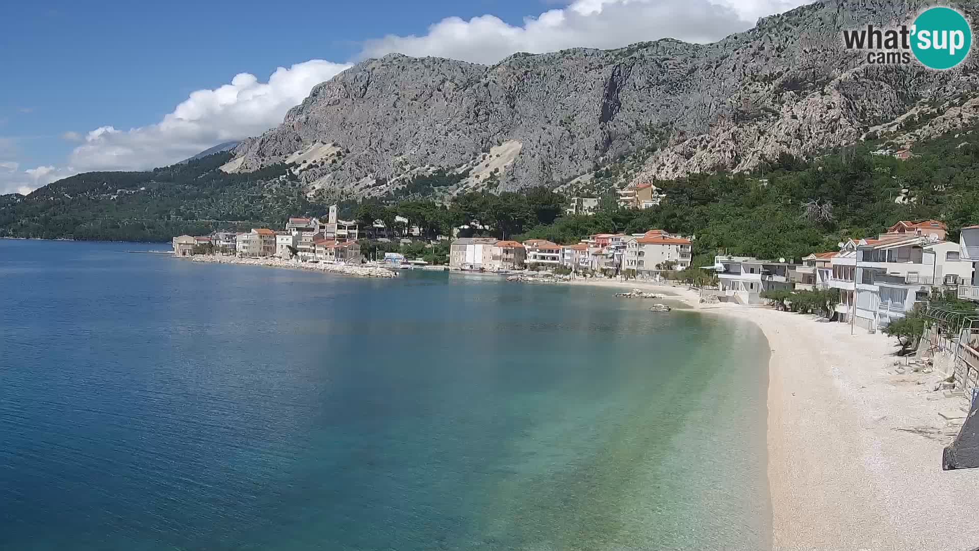 Webcam Drašnice (Podgora)  – Beach – Ober apartments