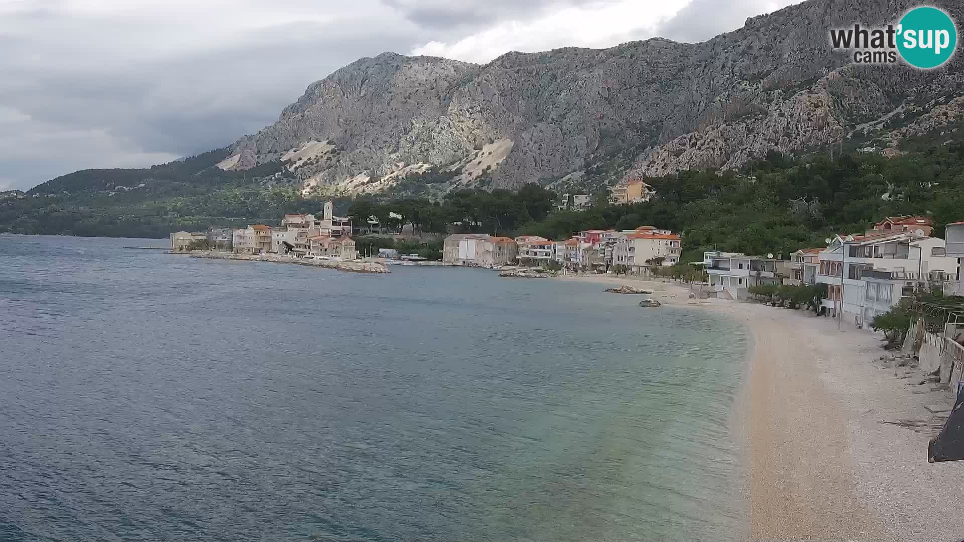 Webcam Drašnice (Podgora)  – Spiaggia