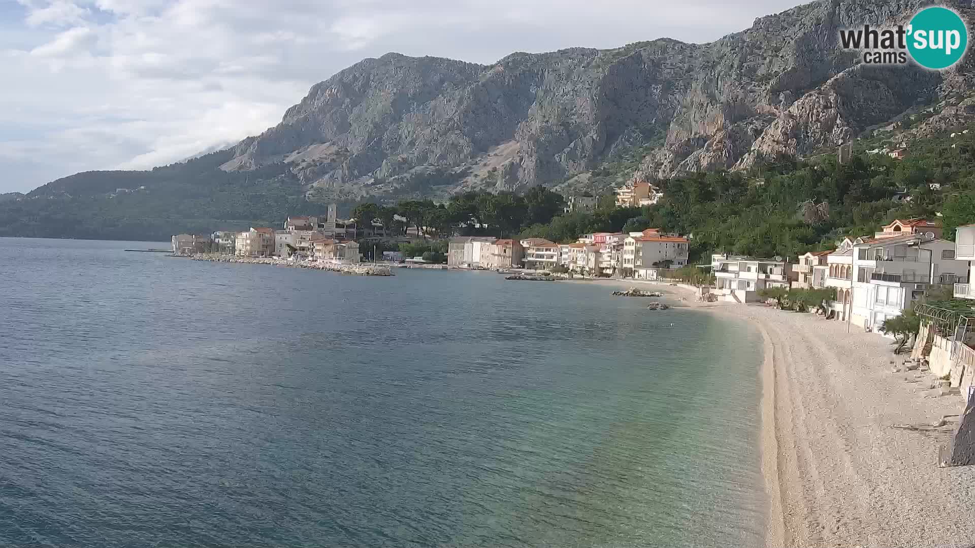 Webcam Drašnice (Podgora)  – Strand