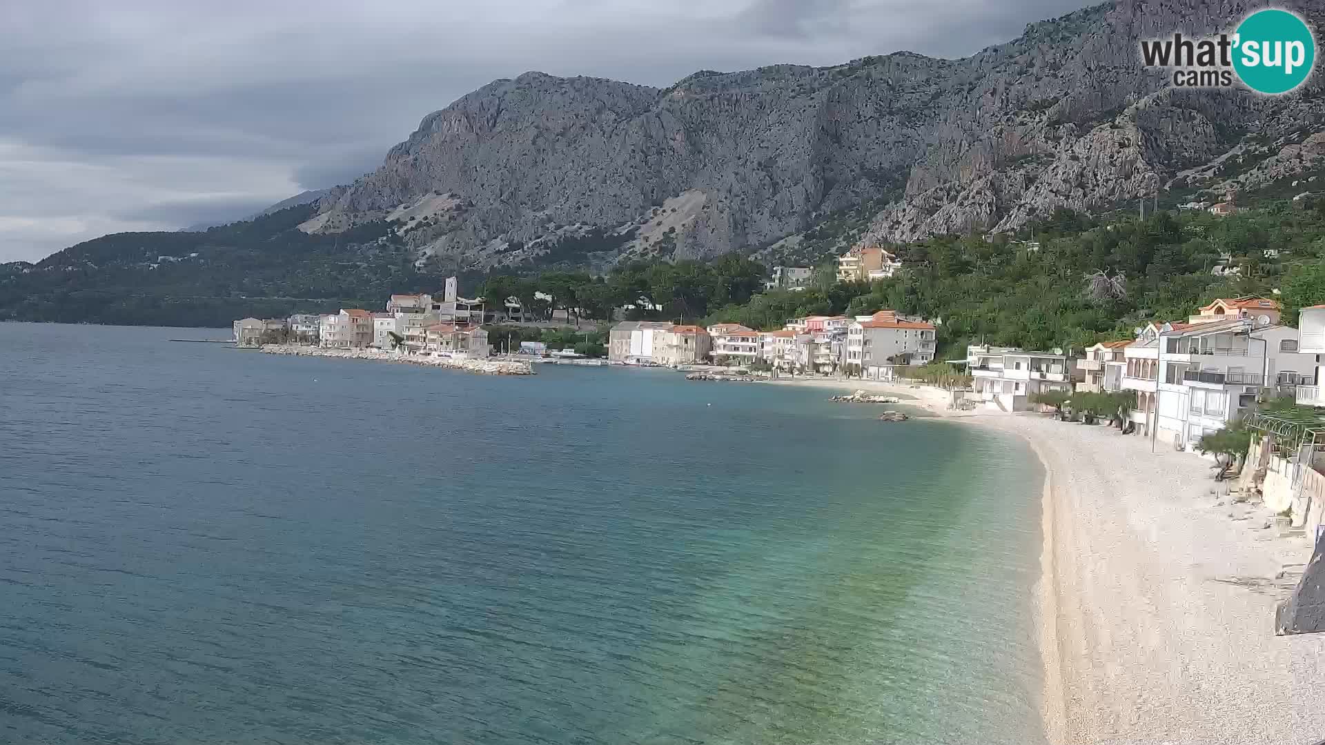 Webcam Drašnice (Podgora)  – Strand