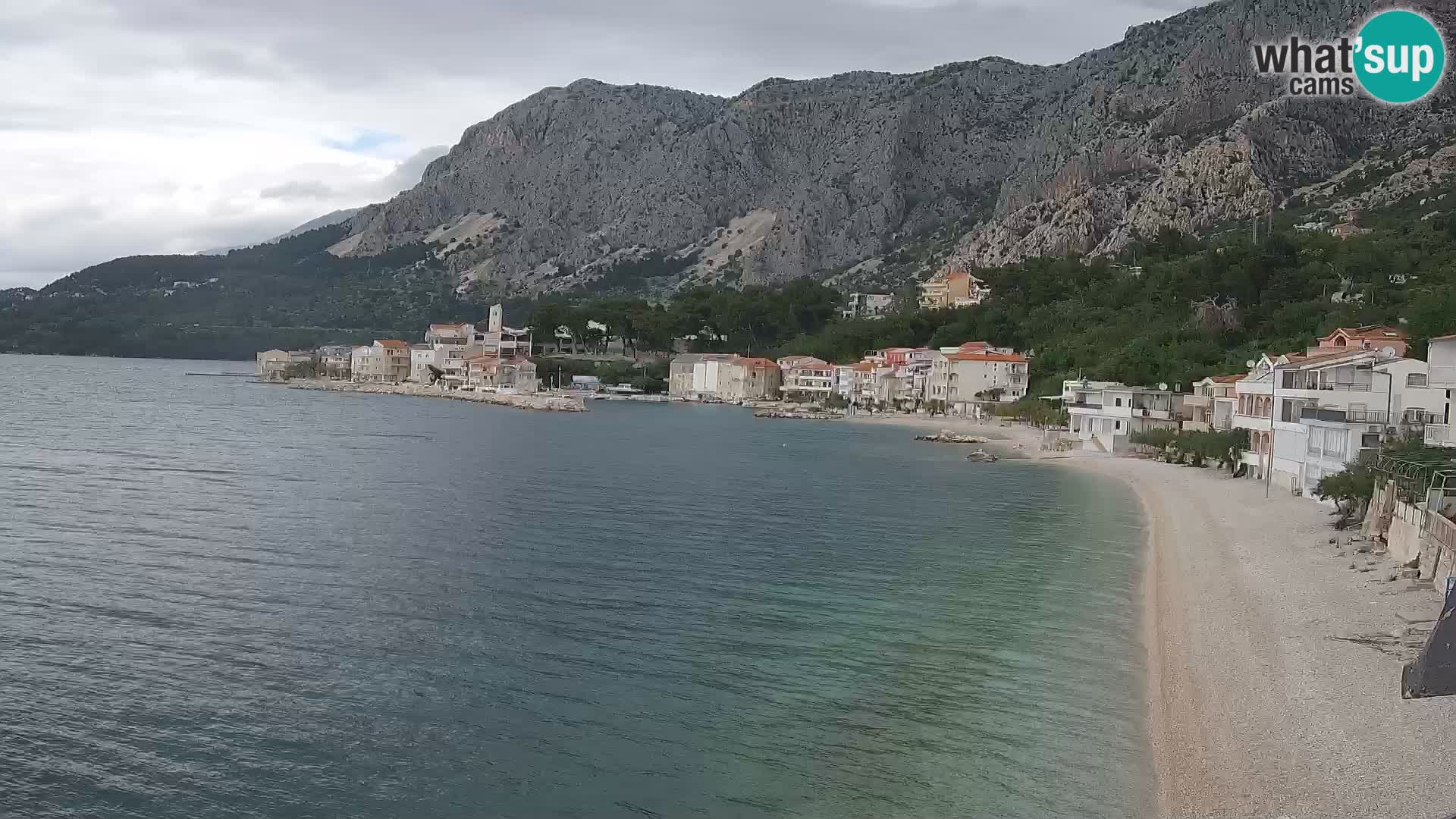 Webcam Drašnice (Podgora)  – Plage