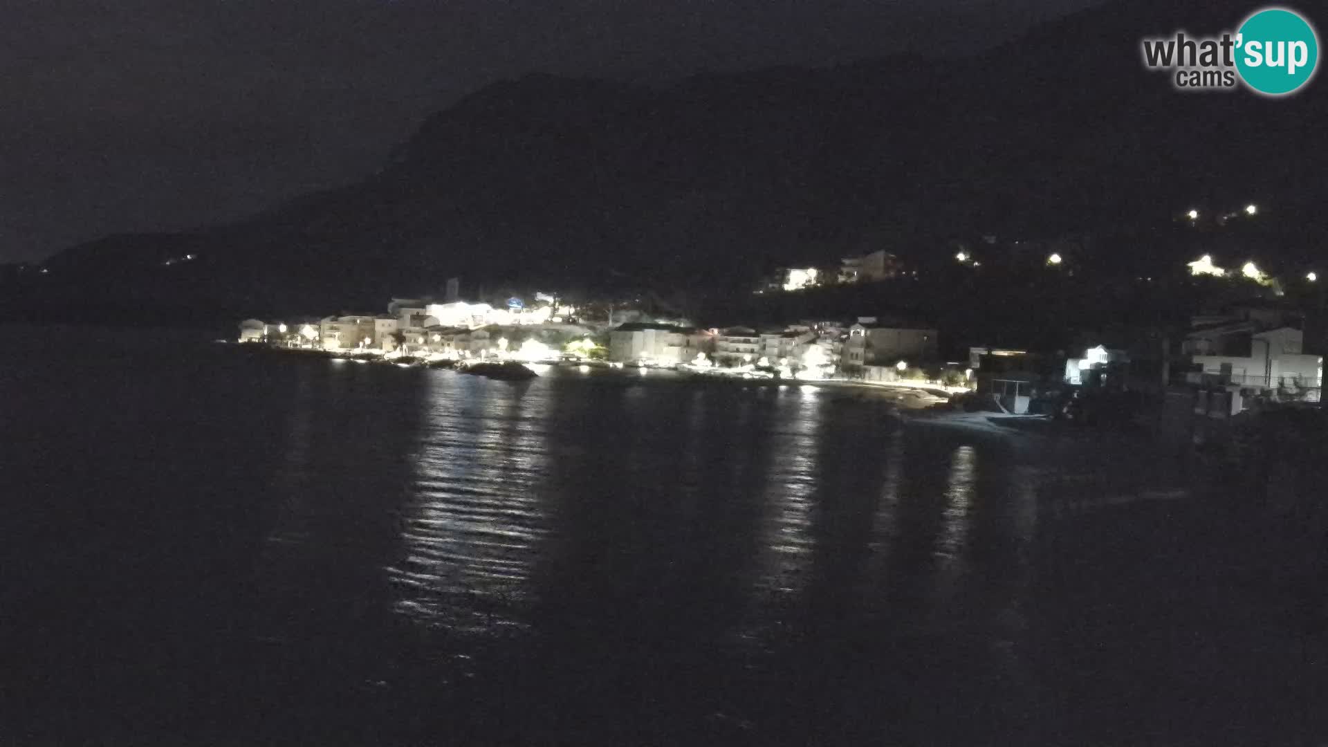 Webcam Drašnice (Podgora)  – Plage