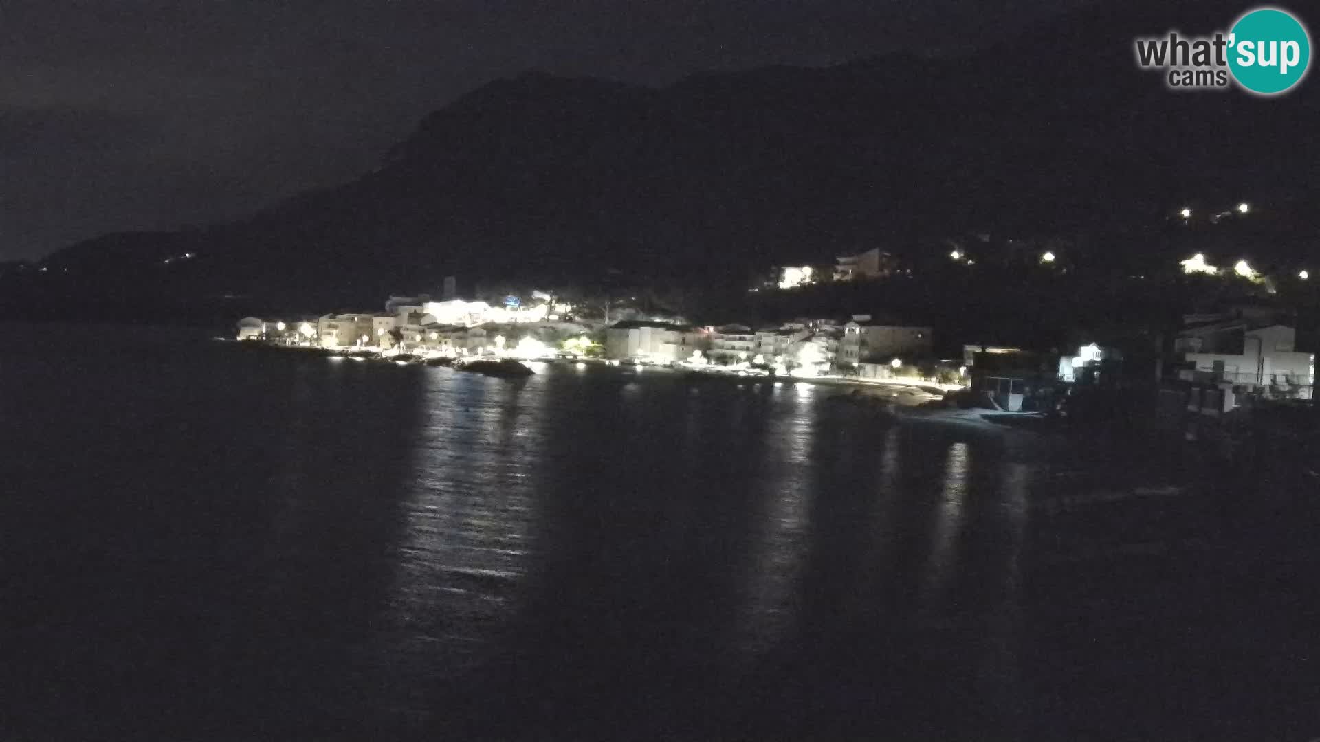 Webcam Drašnice (Podgora)  – Plage