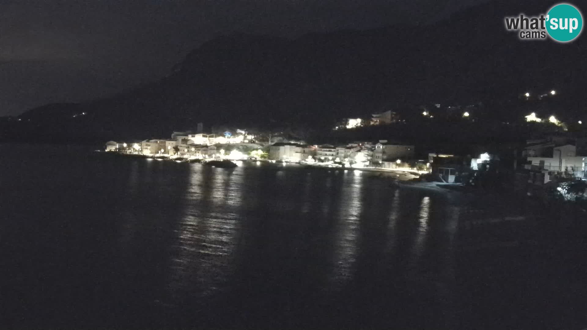 Webcam Drašnice (Podgora)  – Plage