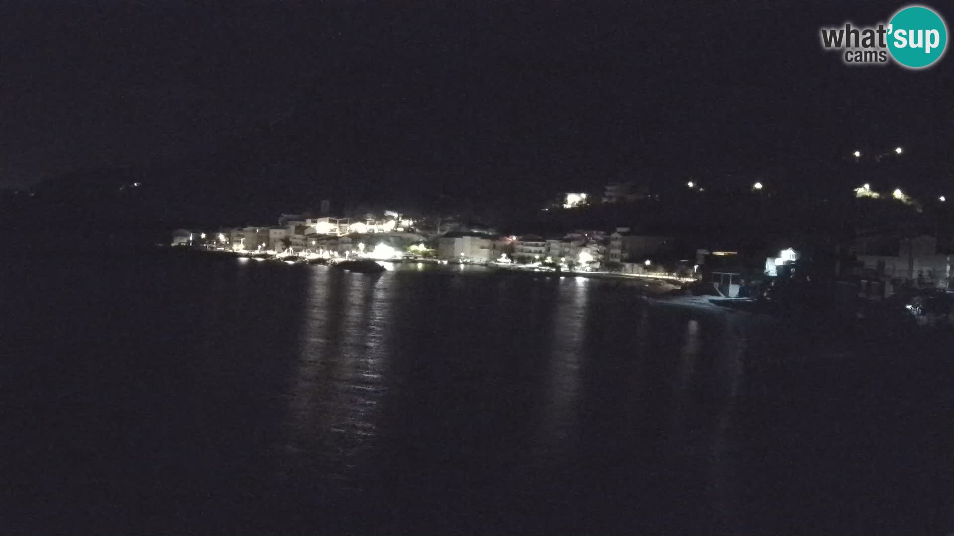 Webcam Drašnice (Podgora)  – Spiaggia