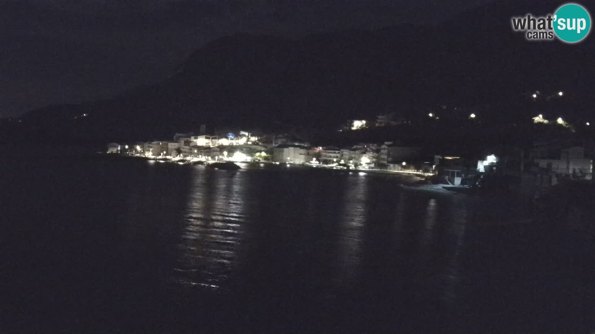 Webcam Drašnice (Podgora)  – Spiaggia