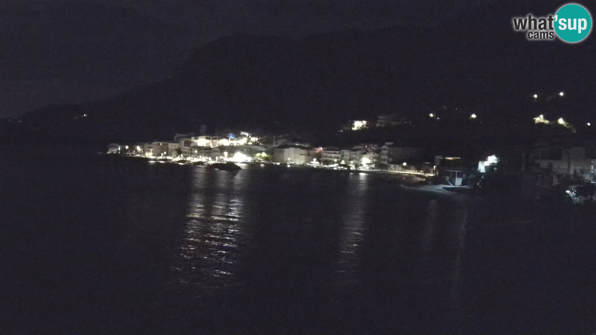 Webcam Drašnice (Podgora)  – Spiaggia