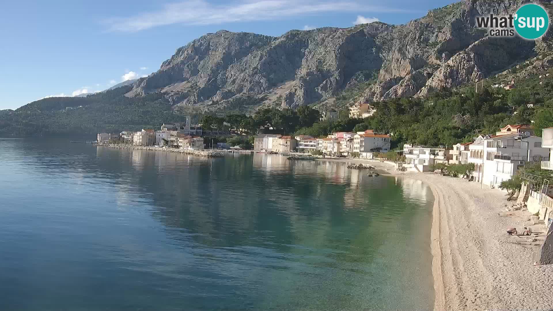 Webcam Drašnice (Podgora)  – Strand