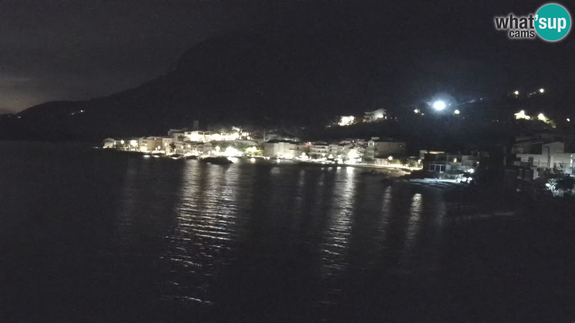 Webcam Drašnice (Podgora)  – Spiaggia