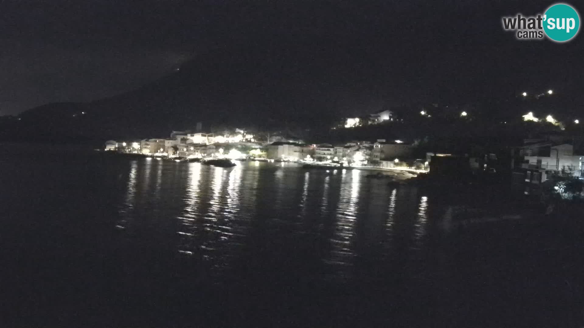 Webcam Drašnice (Podgora)  – Spiaggia