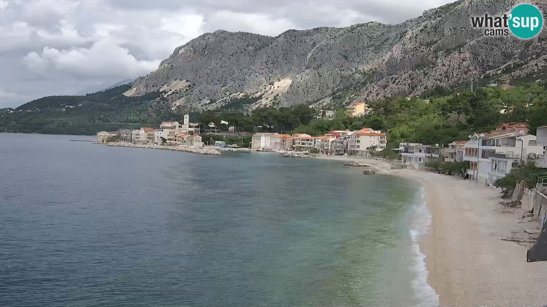 Webcam Drašnice (Podgora)  – Strand