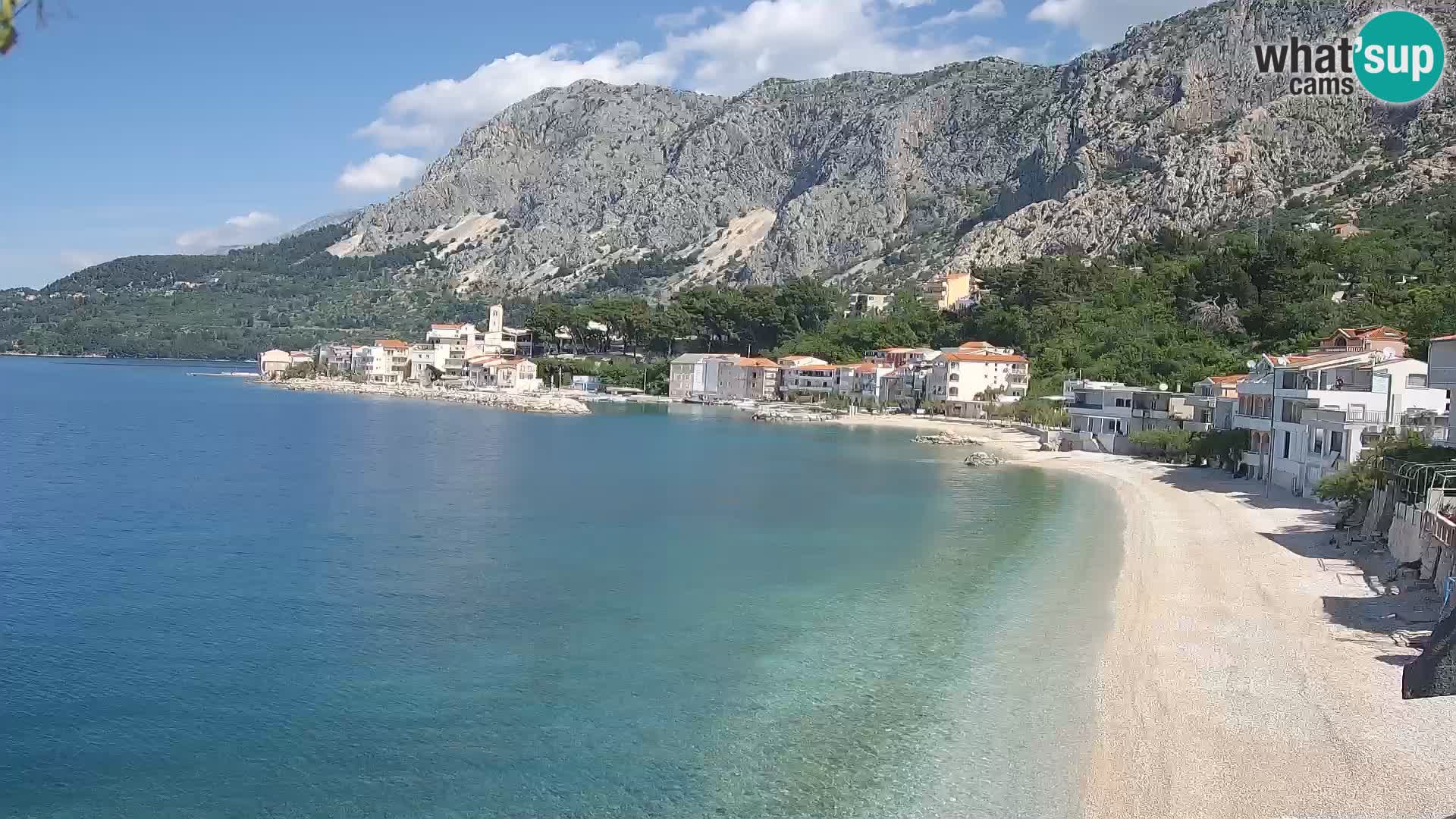 Webcam Drašnice (Podgora)  – Plage
