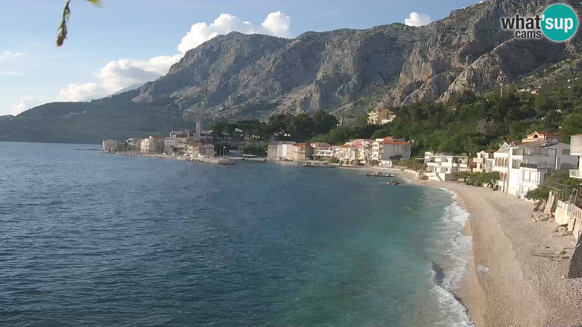 Webcam Drašnice (Podgora)  – Playa