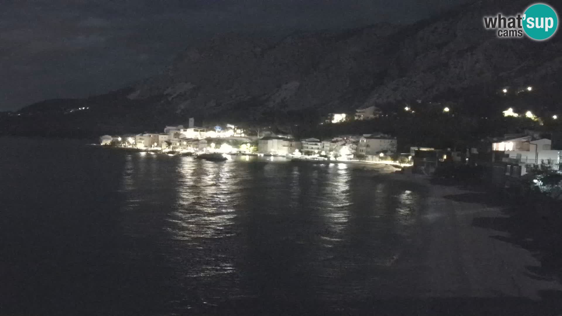 Webcam Drašnice (Podgora)  – Playa