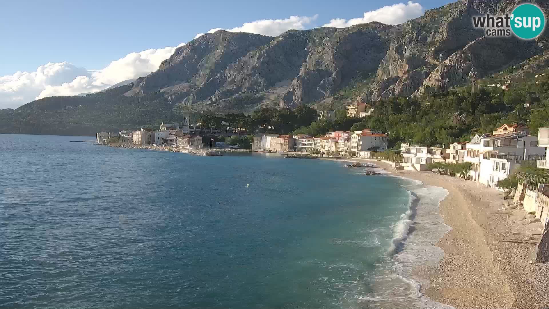 Webcam Drašnice (Podgora)  – Strand