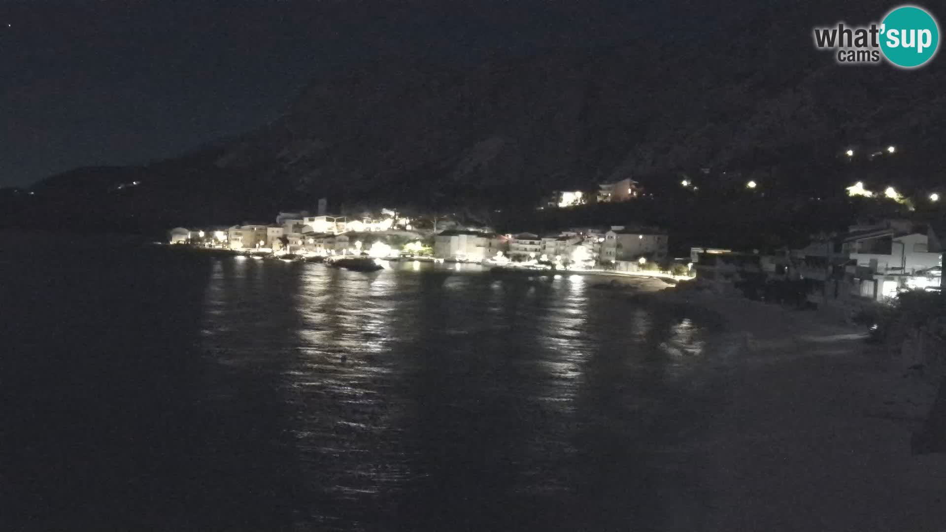 Webcam Drašnice (Podgora)  – Spiaggia
