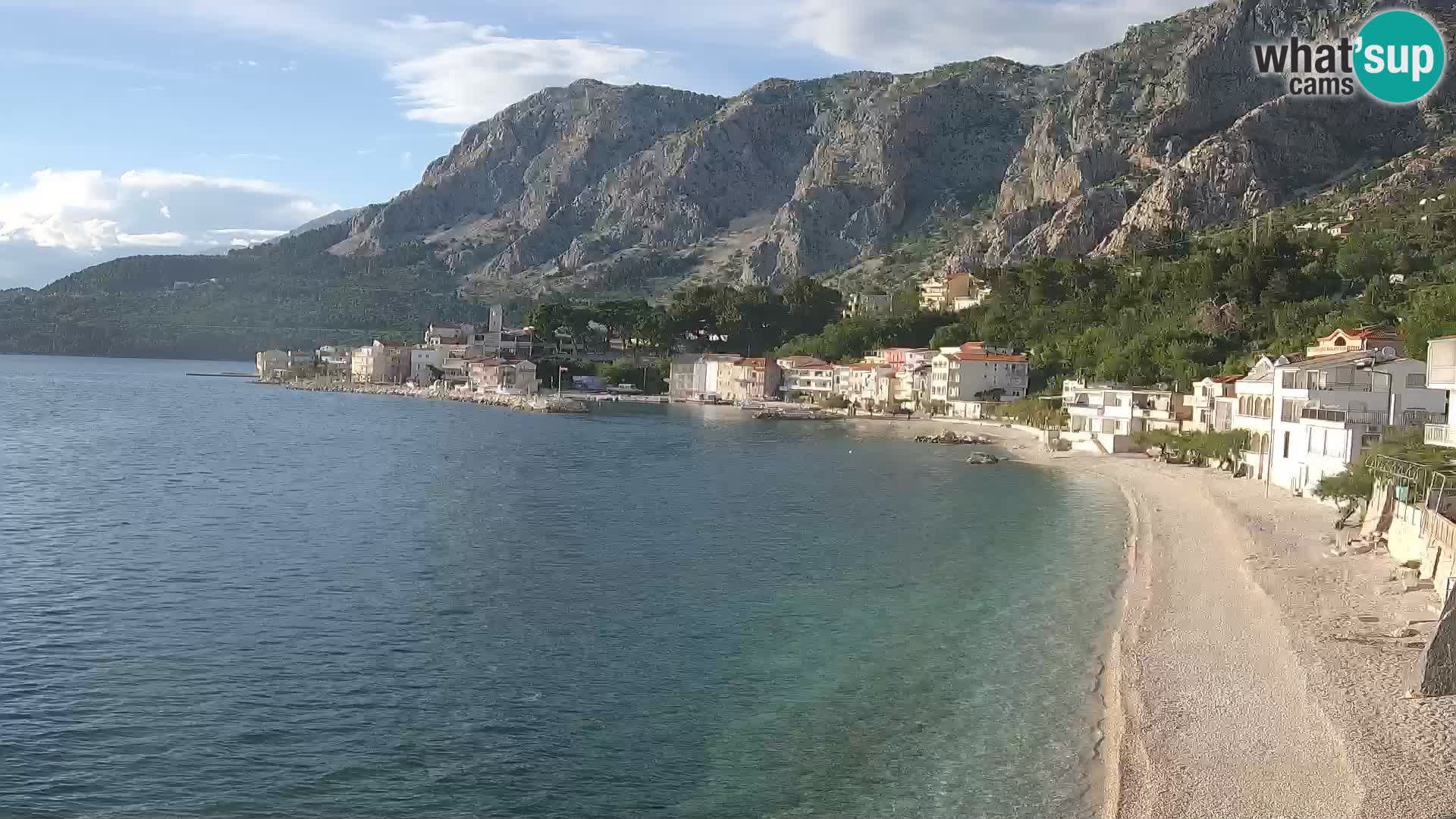 Kamera v živo Drašnice (Podgora) – Plaža