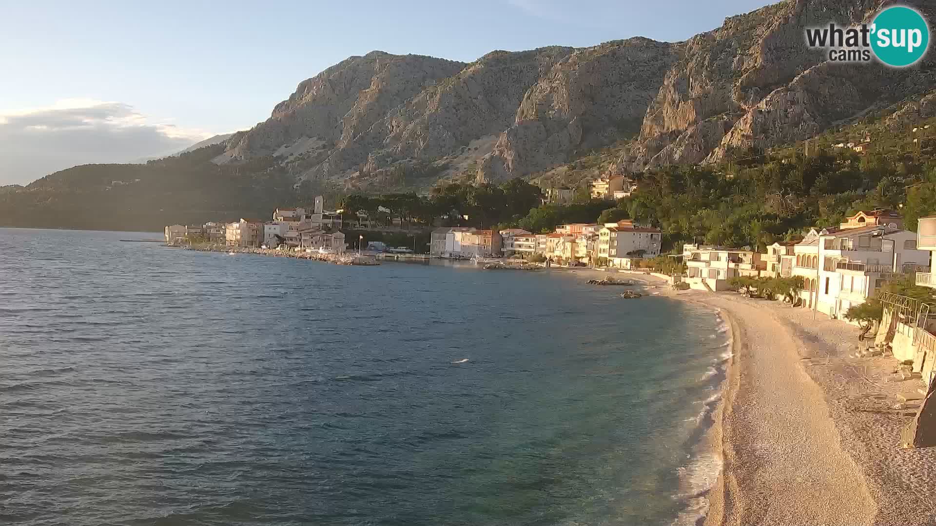 Webcam Drašnice (Podgora)  – Plage