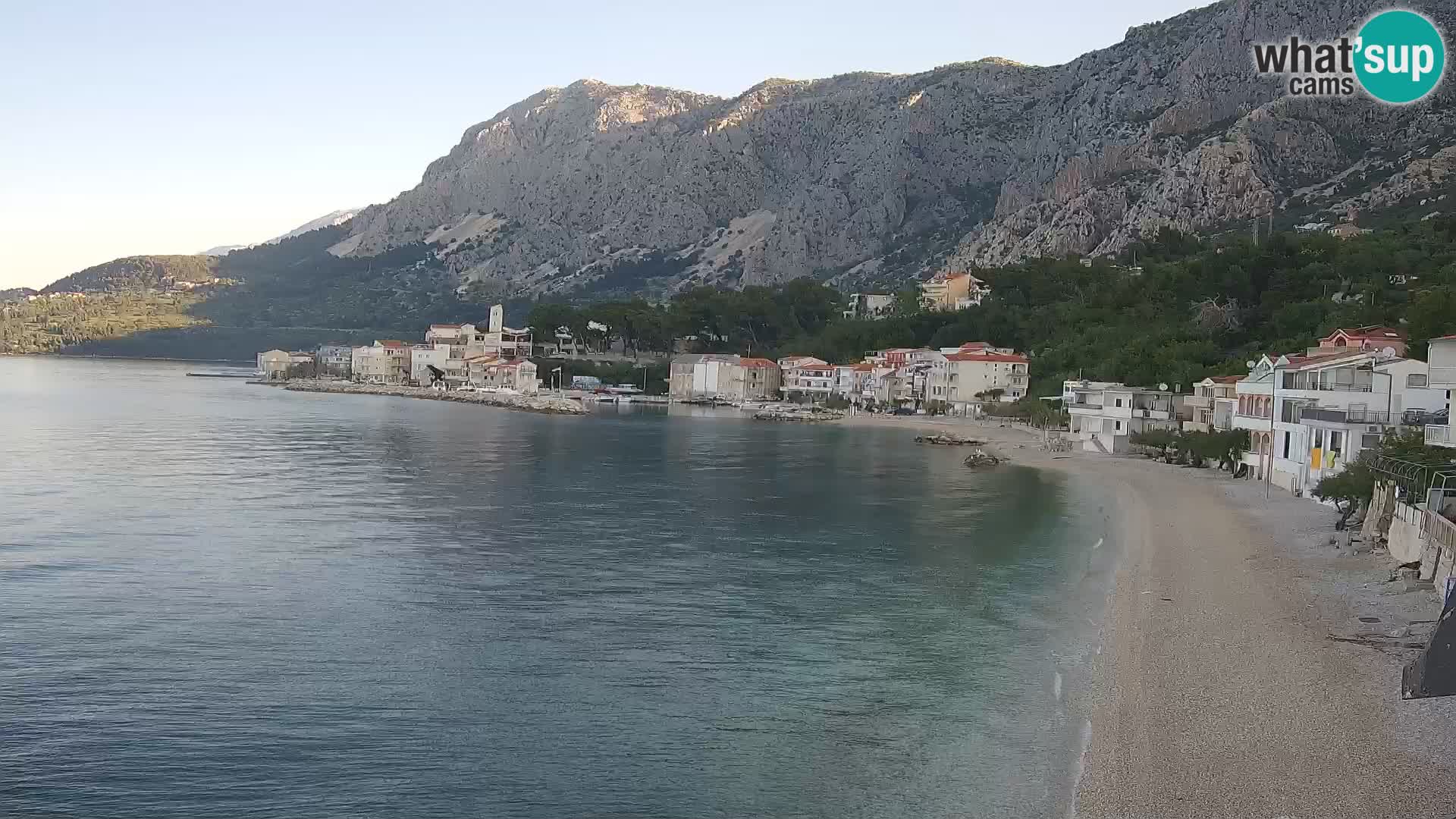 Webcam Drašnice (Podgora)  – Plage