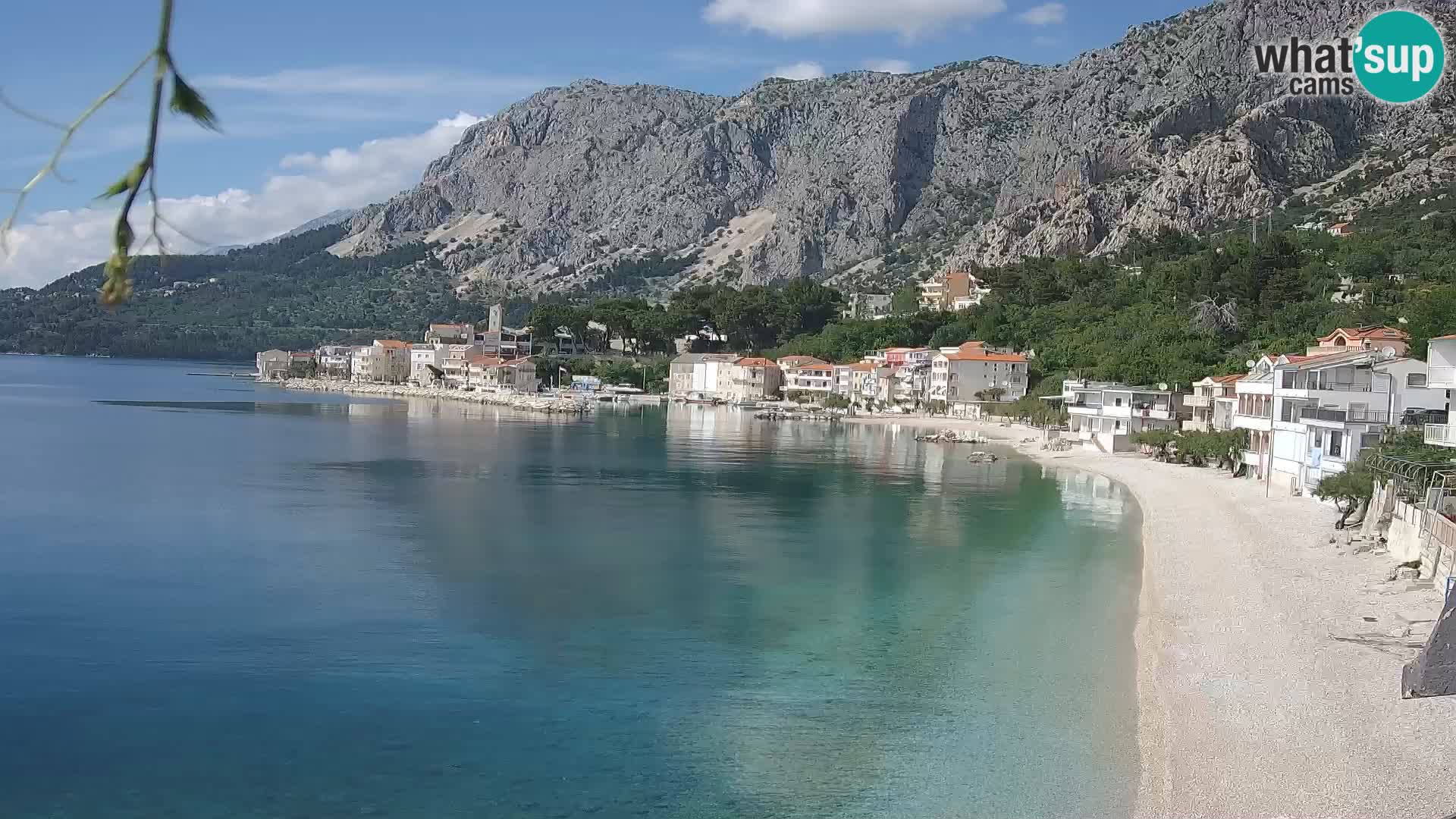 Webcam Drašnice (Podgora)  – Spiaggia