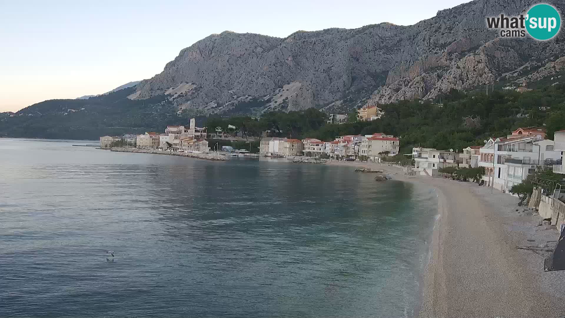 Webcam Drašnice (Podgora)  – Plage